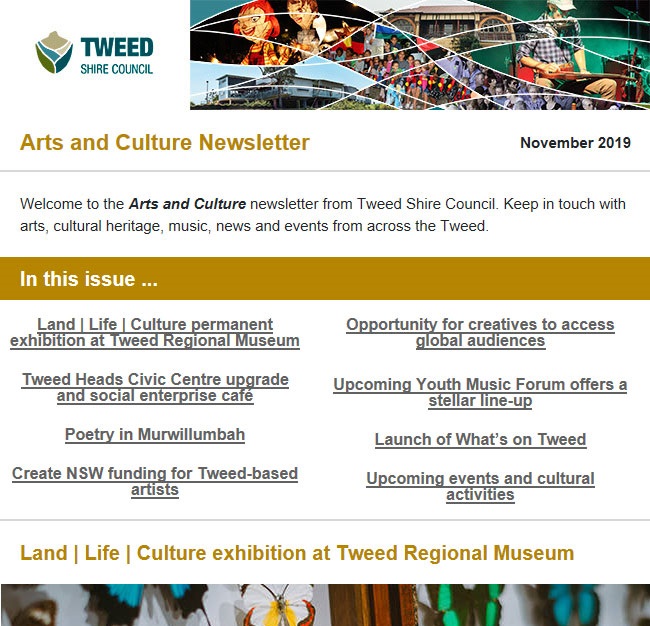 Newsletter - Arts and Culture