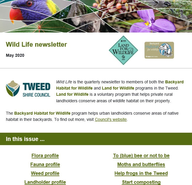 Program news - Wild Life