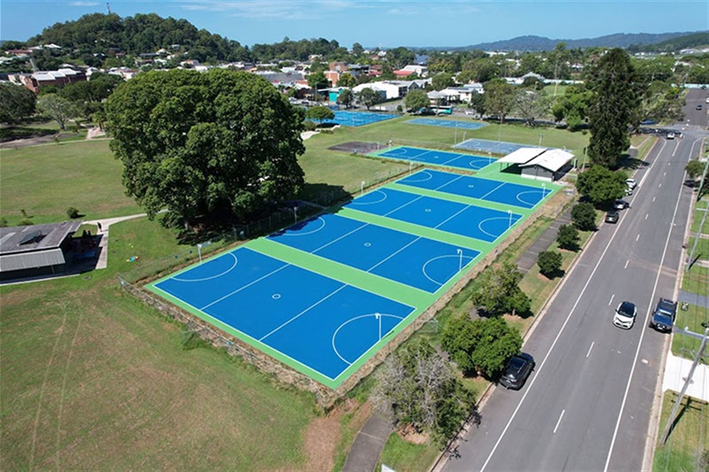 Murwillumbah netball court, Knox Park