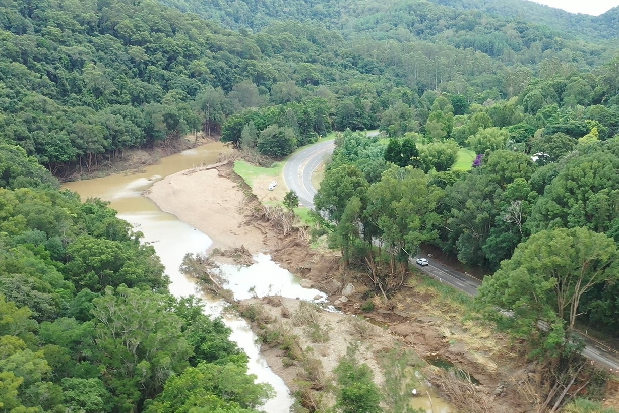 Flood damage Kyogle Road 2022