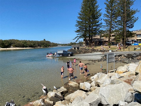 Cudgen Creek boat ramp Kingscliff