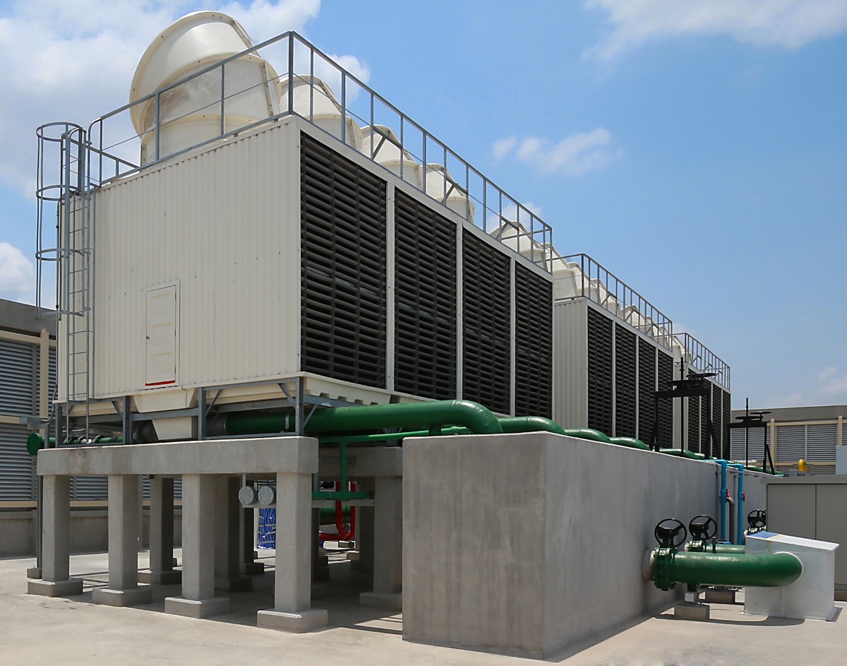 Liquid sales cooling tower