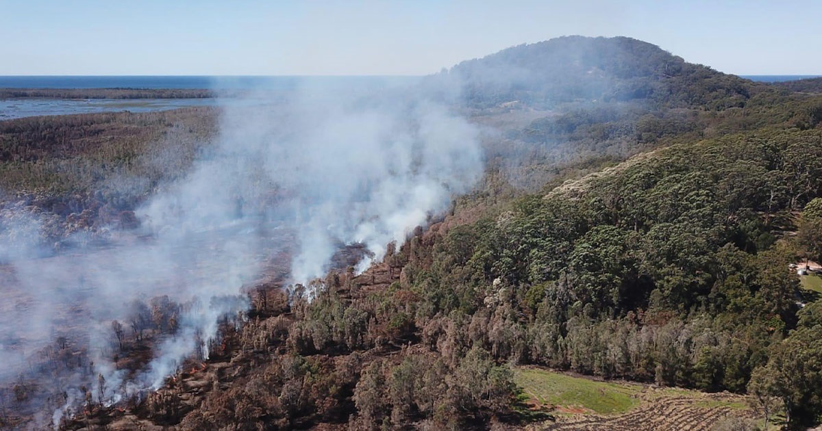 Bushfire at Clothiers Creek