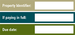 Rates notice explained - Section 2 - Top right