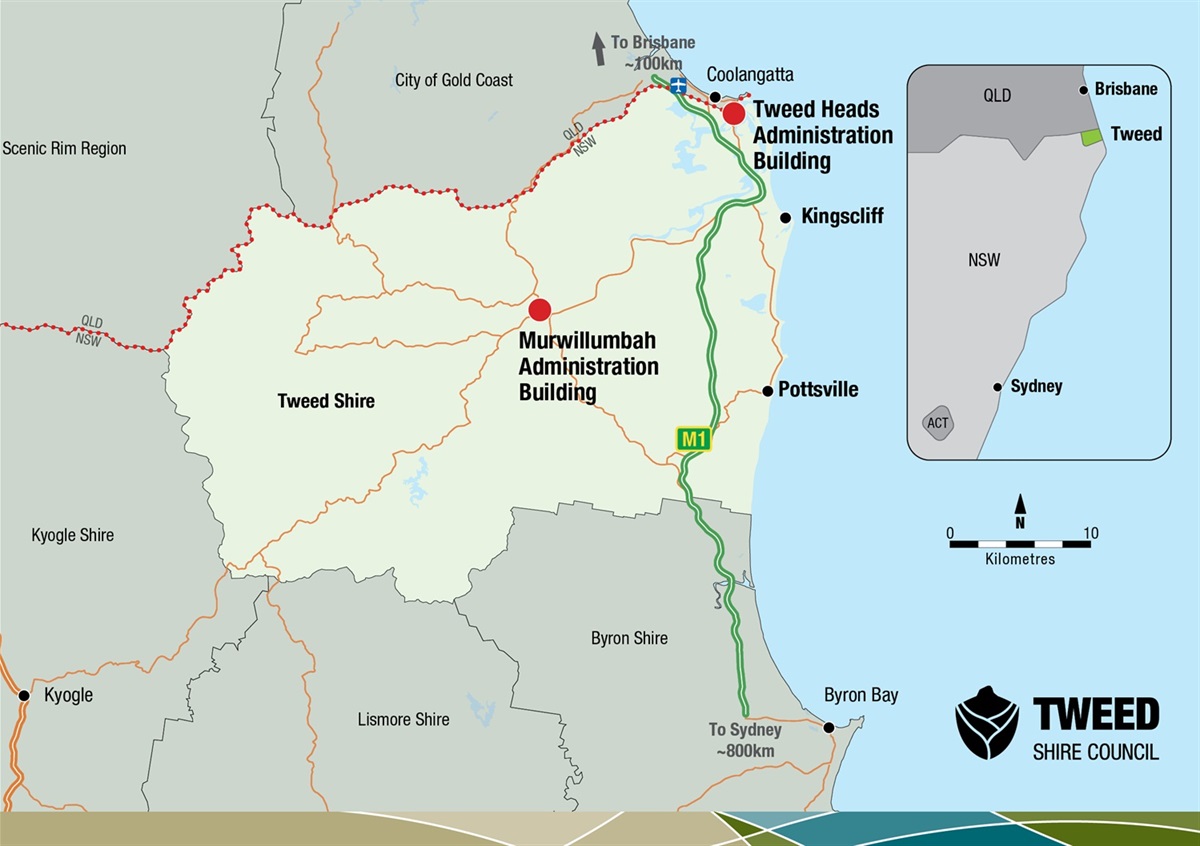 Map of the Tweed