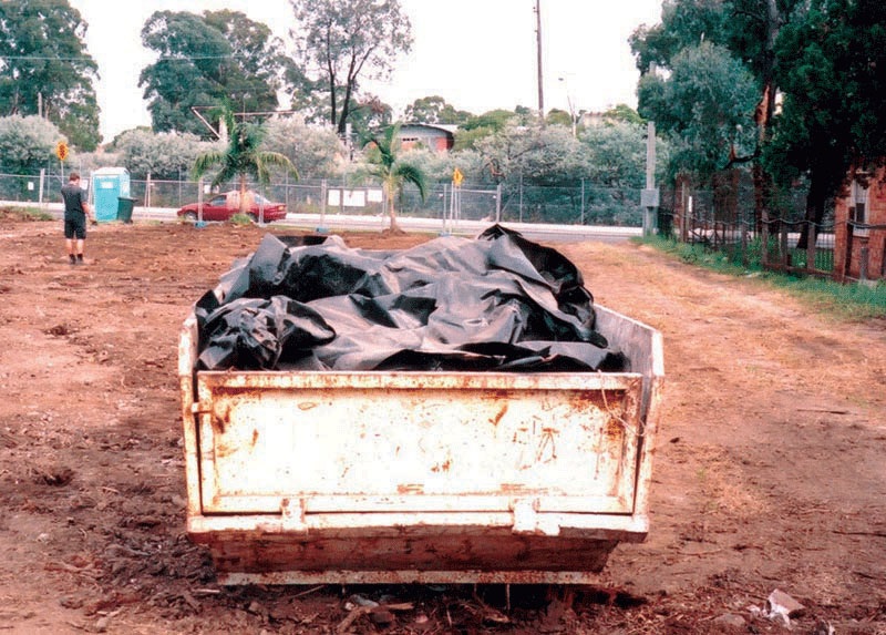 Asbestos dumping