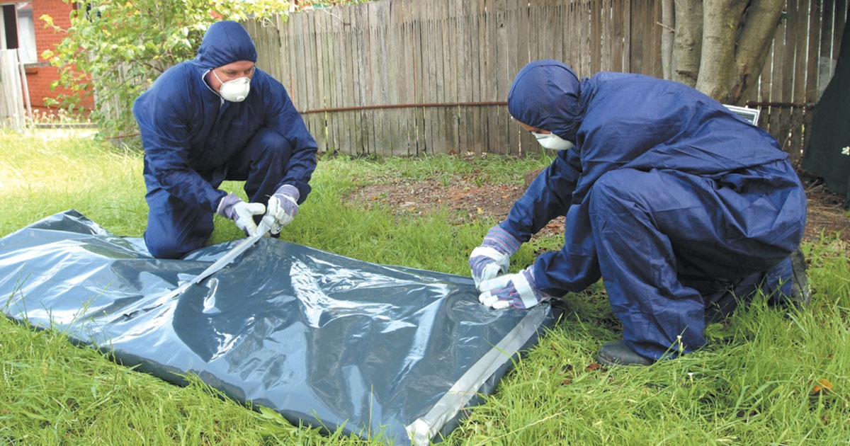 Asbestos packaging